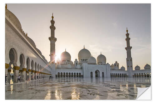 Wandsticker Sheikh-Zayed-Moschee