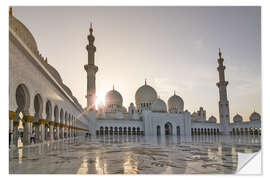 Selvklebende plakat Sheikh Zayed Mosque