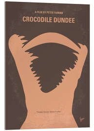 Cuadro de metacrilato Crocodile Dundee