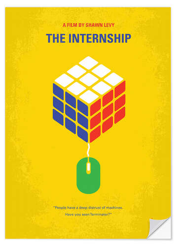 Selvklebende plakat The Internship