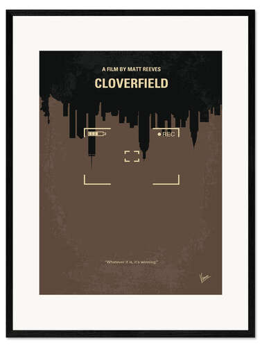 Kunsttryk i ramme Cloverfield