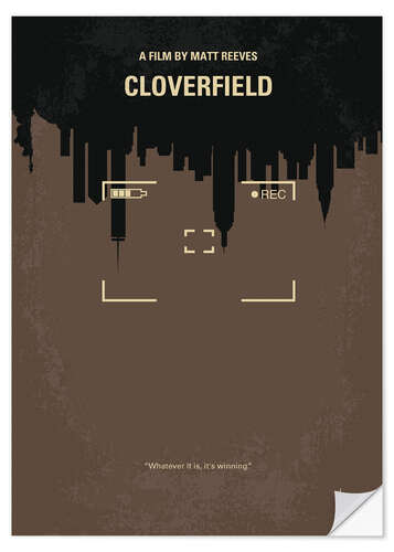 Selvklæbende plakat Cloverfield