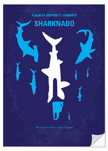 Wandsticker Sharknado