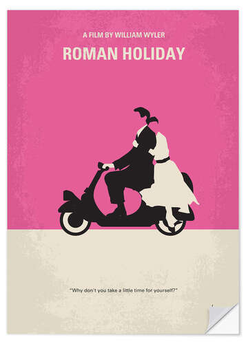 Selvklebende plakat Roman Holiday