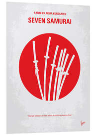 Foam board print Seven Samurai