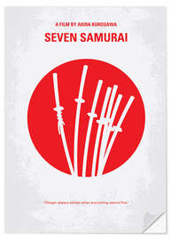 Wall sticker Seven Samurai