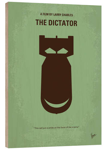 Wood print The Dictator