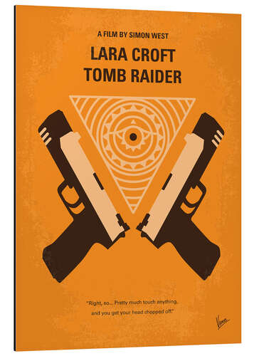 Aluminiumsbilde Lara Croft Tomb Raider