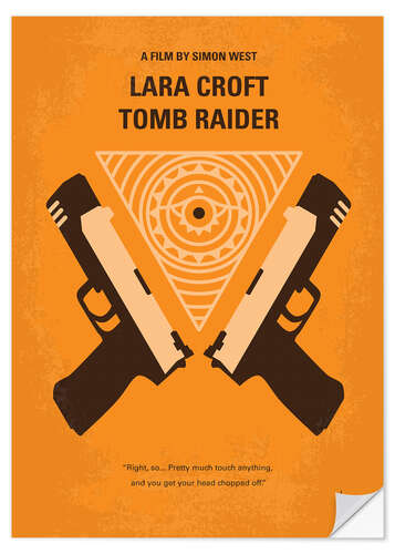 Wandsticker Lara Croft Tomb Raider