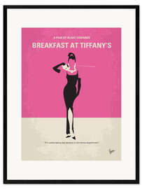 Inramat konsttryck Breakfast at Tiffany's