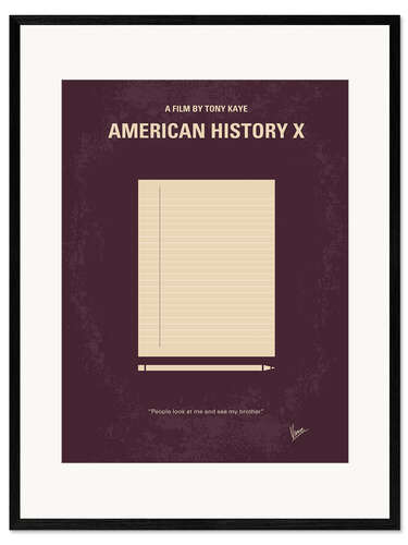 Gerahmter Kunstdruck American History X