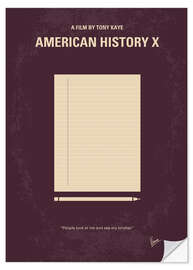 Selvklebende plakat American History X