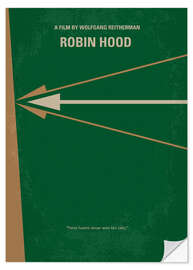 Naklejka na ścianę Robin Hood