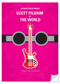 Självhäftande poster Scott Pilgrim Vs. The World