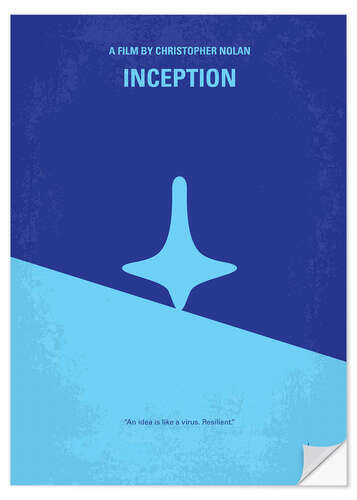 Selvklebende plakat Inception