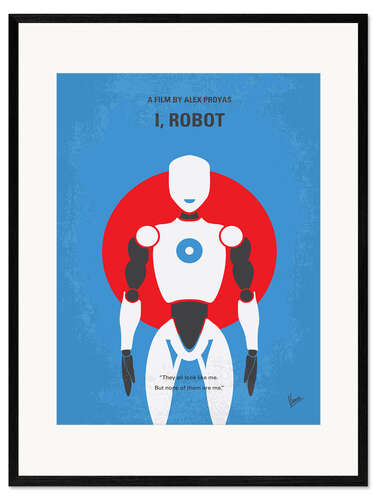 Gerahmter Kunstdruck I, Robot
