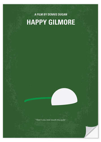 Naklejka na ścianę Happy Gilmore