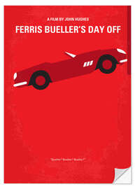 Selvklebende plakat Ferris Bueller's day off