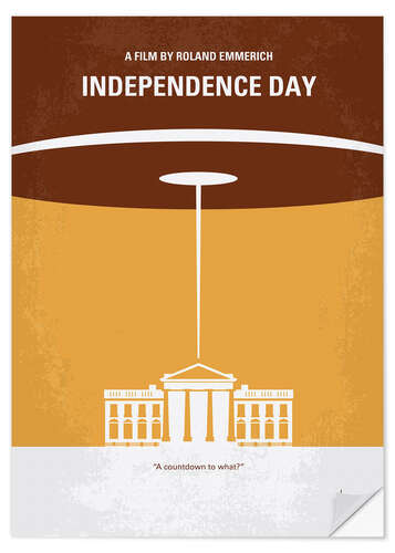 Selvklebende plakat Independence Day