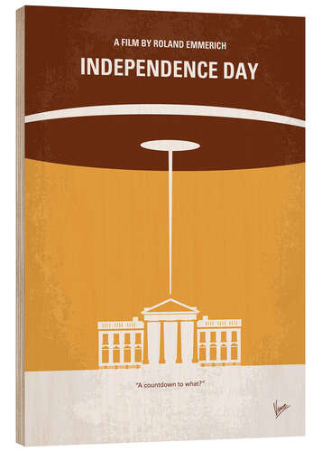 Holzbild Independence Day