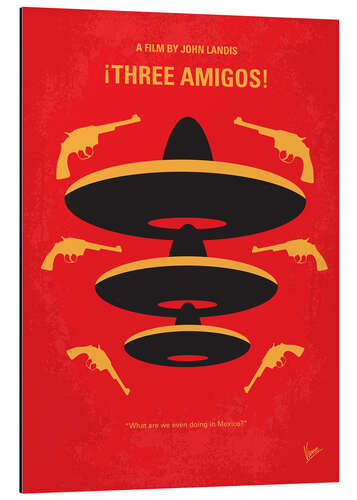 Aluminium print ¡Three Amigos!