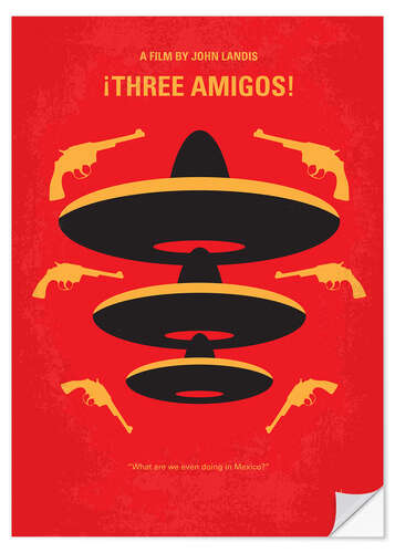 Naklejka na ścianę ¡Three Amigos!