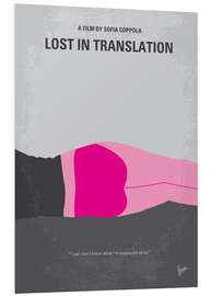 Tableau en PVC Lost in Translation (anglais)