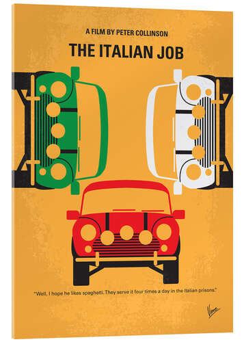 Acrylglasbild The Italian Job