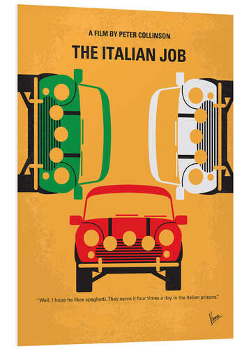 Foam board print The Italian Job