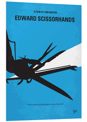 Hartschaumbild Edward Scissorhands