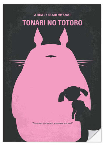 Selvklebende plakat My Neighbor Totoro