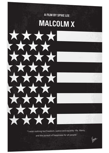 PVC print Malcolm X