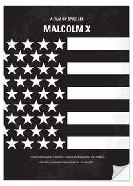 Wall sticker Malcolm X