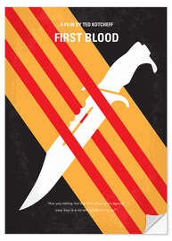 Muursticker Rambo - First Blood