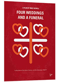 Foam board print Four Weddings And A Funeral