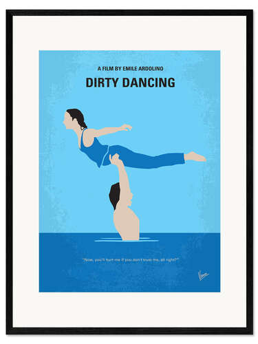 Impression artistique encadrée Dirty Dancing (anglais)