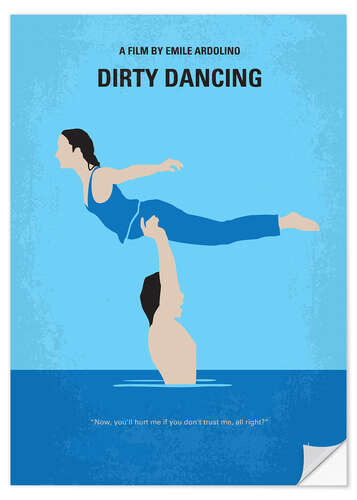 Selvklebende plakat Dirty Dancing