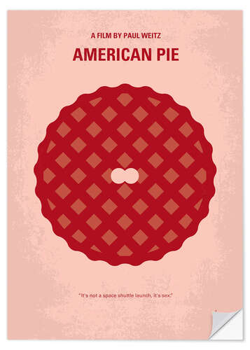 Sticker mural American Pie (anglais)