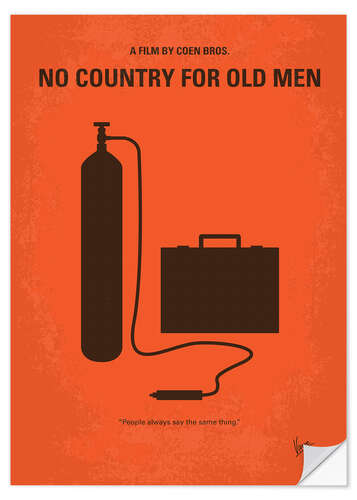 Wandsticker No Country For Old Men