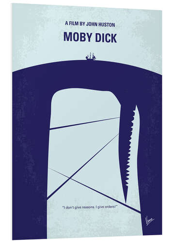 Tableau en PVC Moby Dick (anglais)