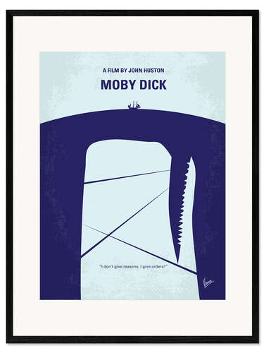 Framed art print Moby Dick