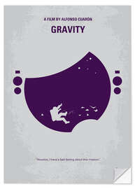 Selvklebende plakat Gravity