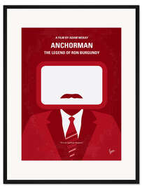 Gerahmter Kunstdruck Anchorman