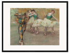 Impression artistique encadrée Arlequin