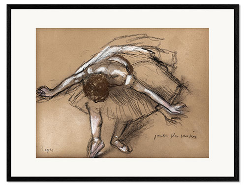 Impresión de arte enmarcada Study for a Dancer