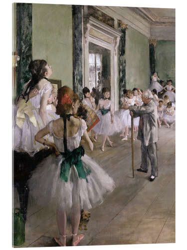 Acrylglas print De balletklas