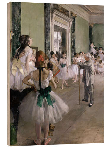 Quadro de madeira A Aula de Dança