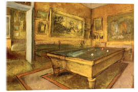 Quadro em acrílico Billiard Room at Menil Hubert 