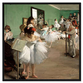 Gerahmter Kunstdruck Tanzstunde