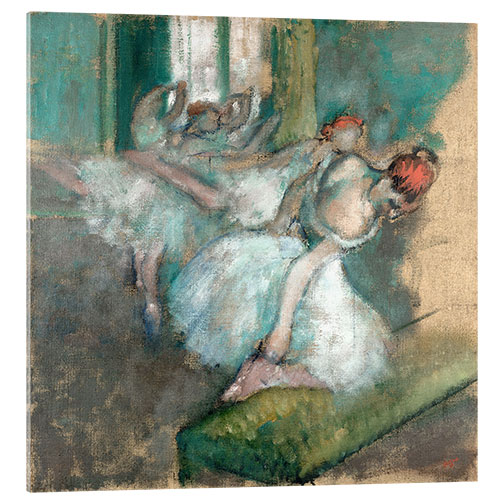 Tableau en verre acrylique Danseuses de ballet